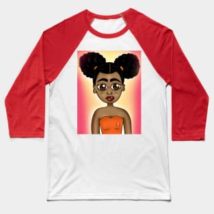 cute black girl art Baseball T-Shirt